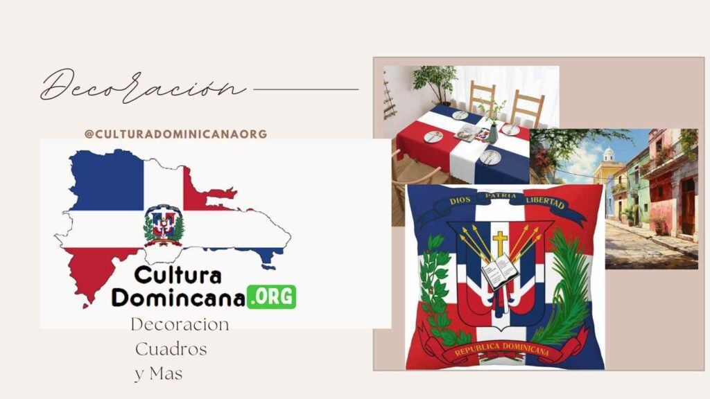 Aprende a decorar con los símbolos patrios de república Dominicana