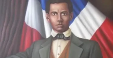 Sanchez en la banderad dominicana general francisco del rosario sanchez